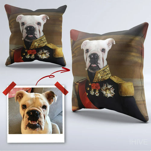 Pet Portrait Cushion, Pet Portrait, Portrait from Photo, Custom Pet Cushion, Dog Portrait, Pet Cushion, Double Sided Cushion, CASE ONLY