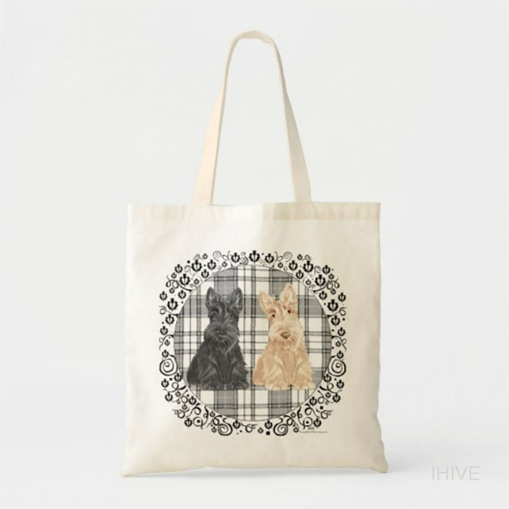 Custom Pet Photo Tote Bag, Personalized Tote Bag, Pet Picture Tote Bag, Pet Portrait Bag